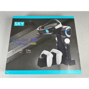 Skywin PSVR Charging Station PS5 Controller Stand Dock All in One NEW